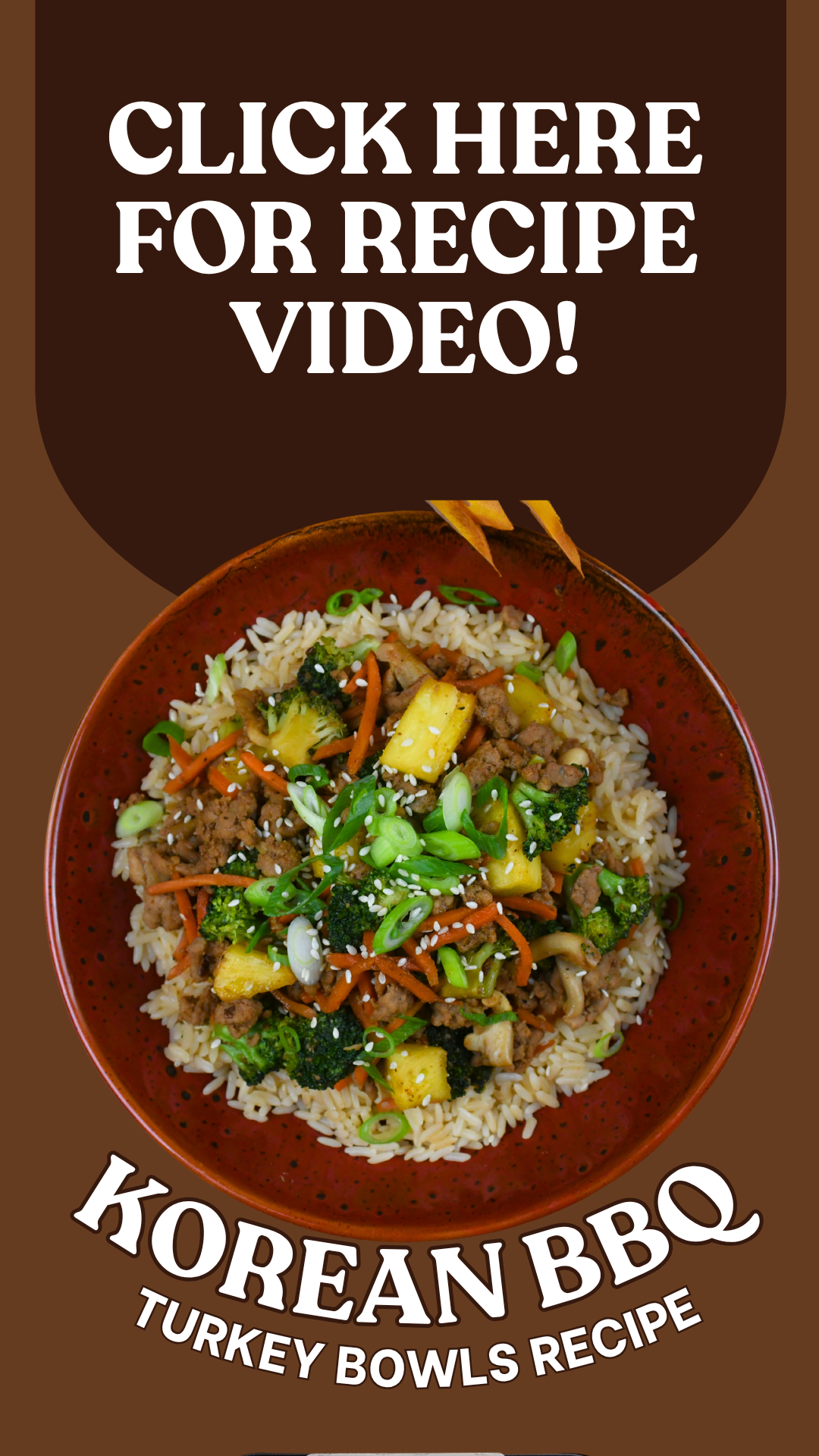 Korean BBQ Turkey Bowls 